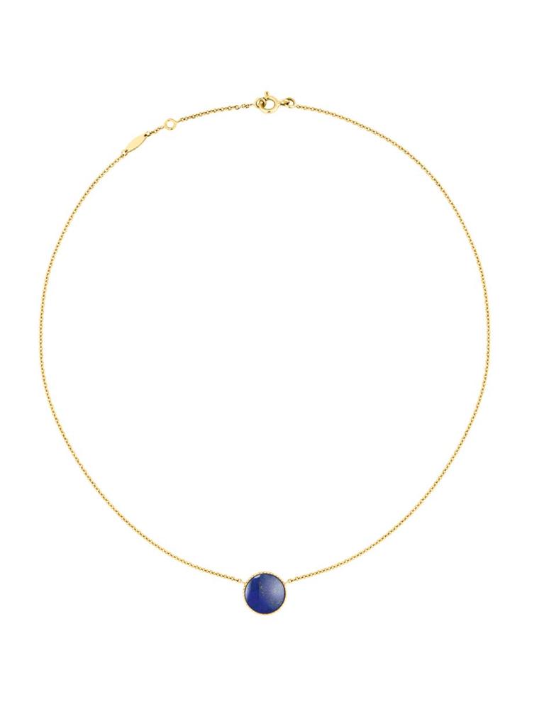 The gemstones featured in Dior's Rose Des Vent collection are said to make reference to ship rigging and the ocean, and this lapis lazuli stone perfectly reflects the colour of the ocean at night.