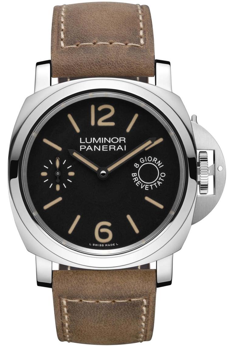 The Panerai Luminor Marina 8 Days Acciaio watch