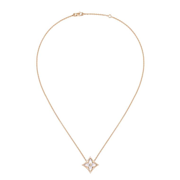 Monogram Sun diamond pendant necklace in rose gold with diamonds, Louis  Vuitton