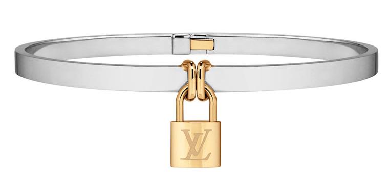 Louis Vuitton Padlock Charm White Gold Bracelet – Opulent Jewelers