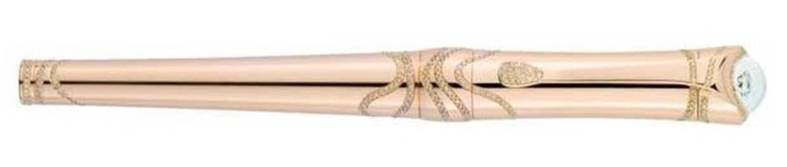 Montblanc Etoile pen in rose gold with cognac diamonds