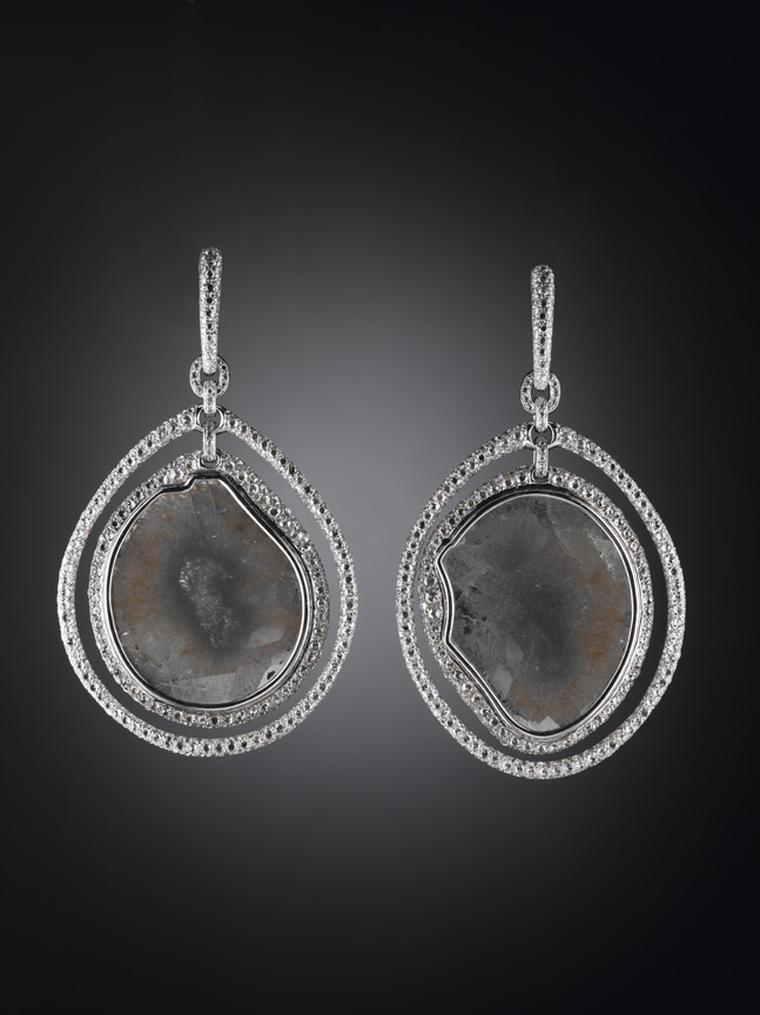 Carnet Silk Mist  mackel diamond earrings