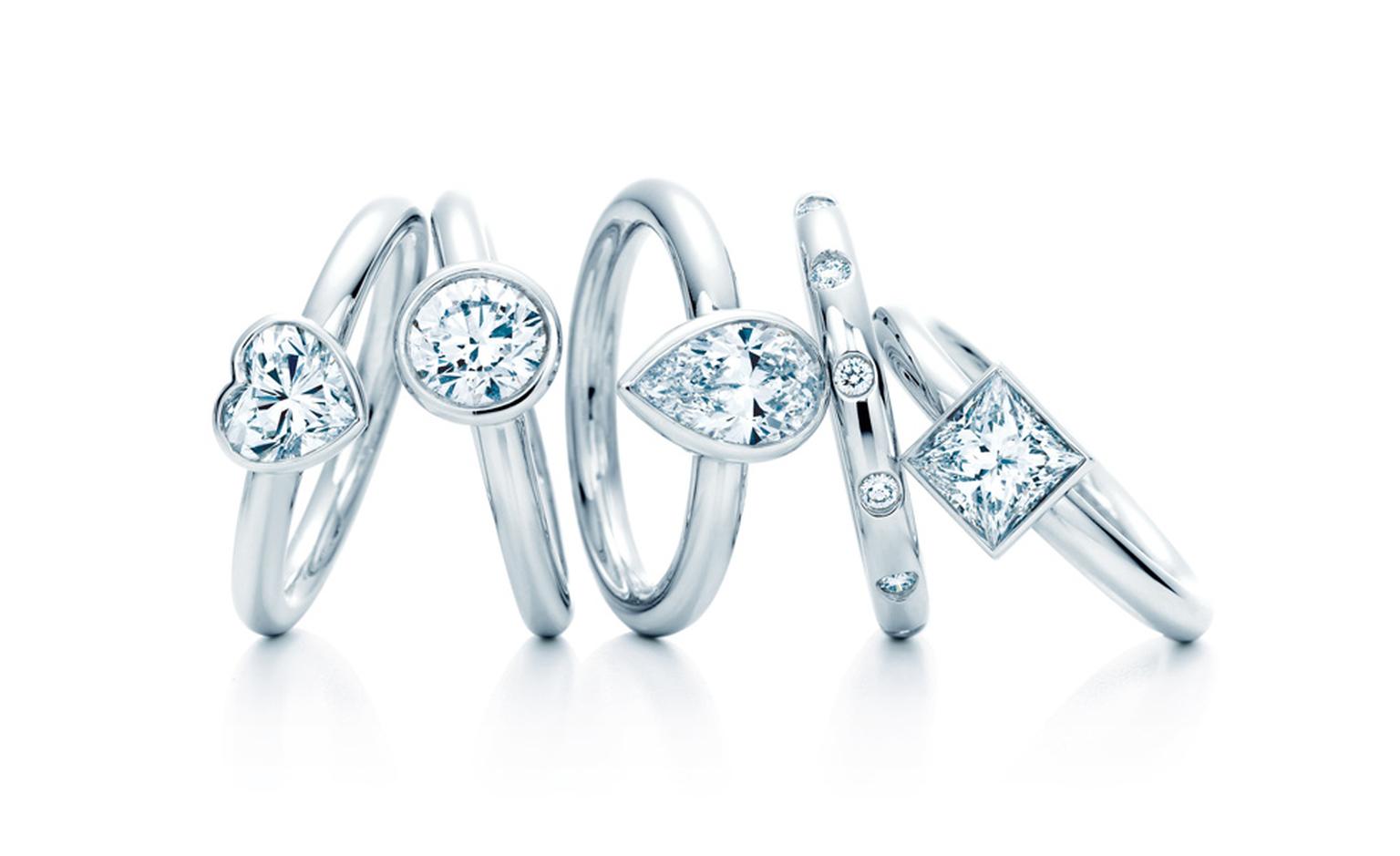 Afhaalmaaltijd bruid token Tiffany Bezet engagement rings