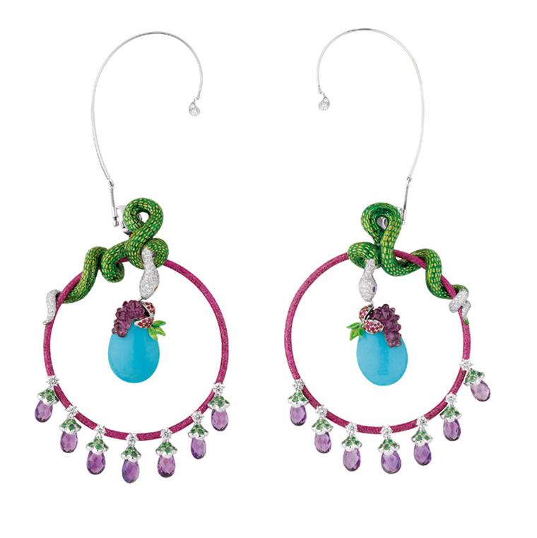 Dior Coffret de Victoire snake earrings