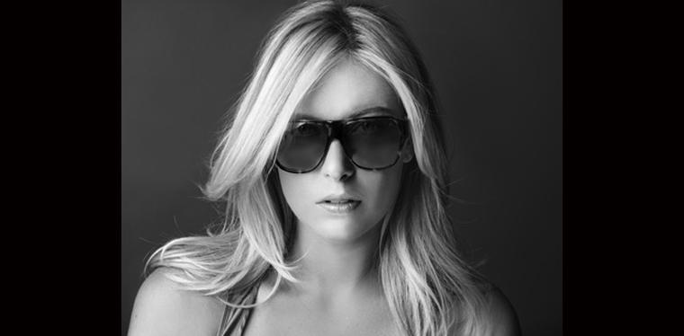 Maria Sharapova with her TAG Heuer sunglasses