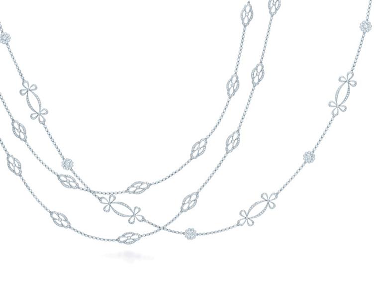 Tiffany & Co. Opera length diamond necklaces