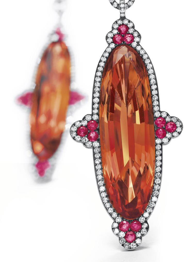 JAR Imperial Topaz earrings Estimate $300,000-$500,000