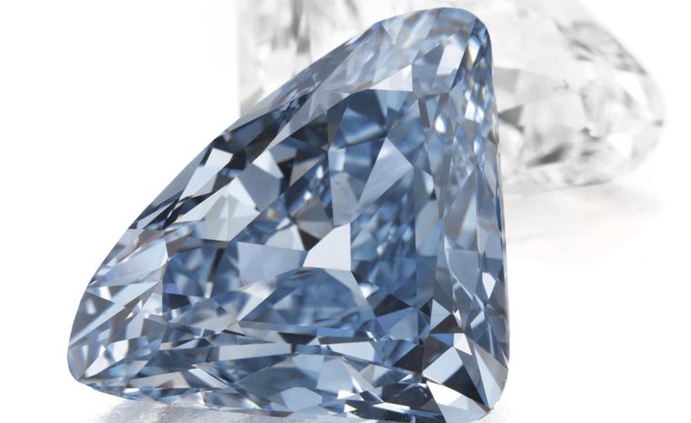 Bulgari Blue record price for blue diamond