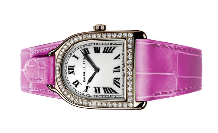 Ralph Lauren Pink Pony Stirrup watch