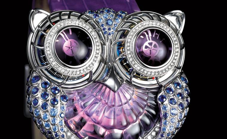 Max Busser's Owl watch in collaboration with Boucheron