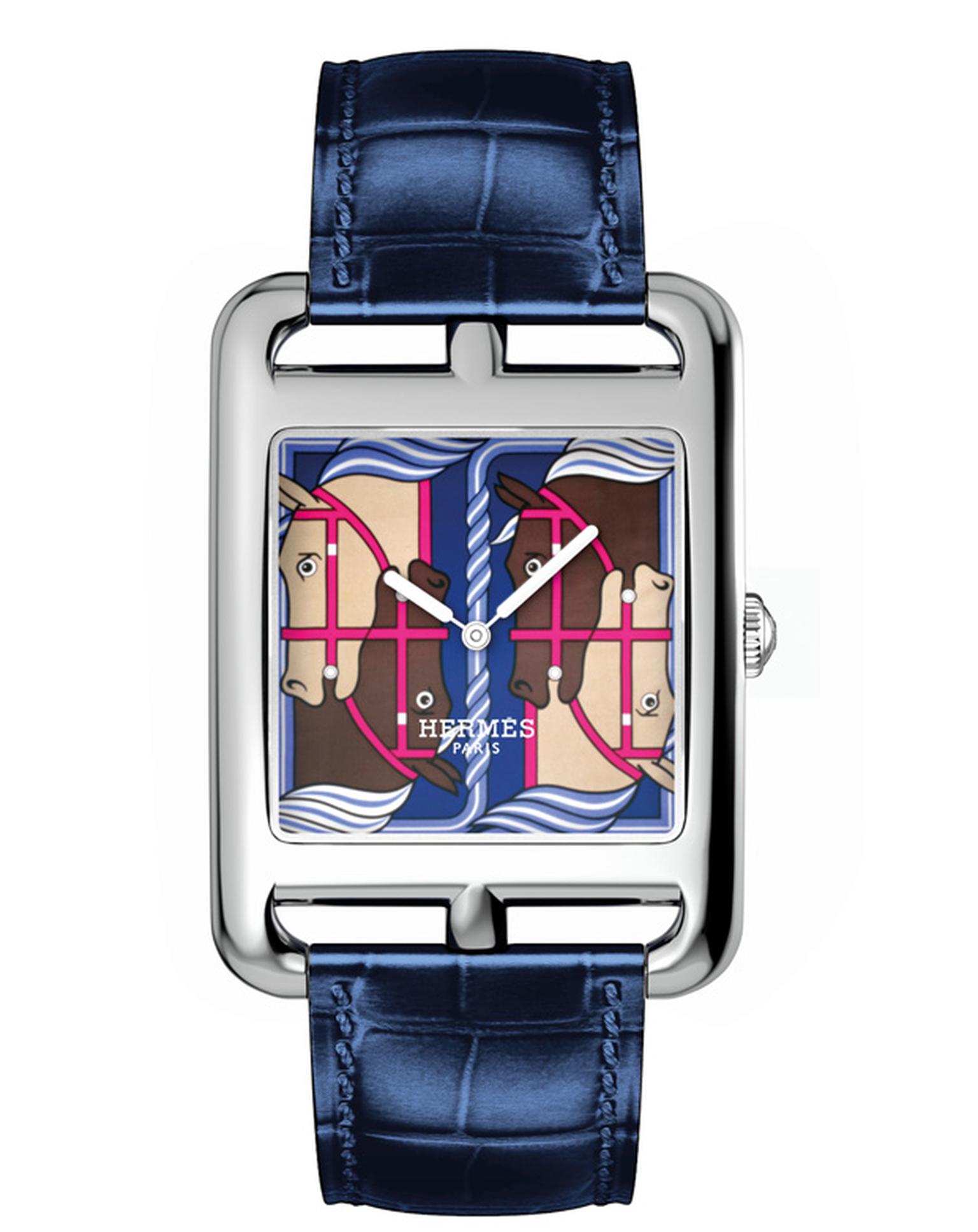 Hermès Cape Cod enamal dial 'Quadrige'