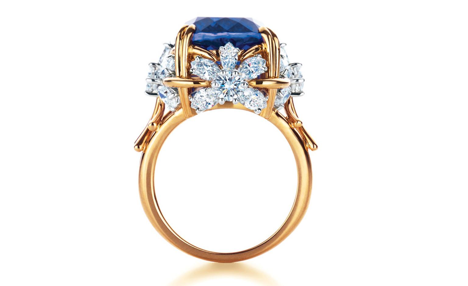 Tiffany & Co Schlumberger Flower ring with tanzanite and diamonds £44,000
