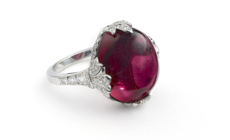 The Gem Palace of Jaipur at Harry Fane, rubellite ring. £21,700.00