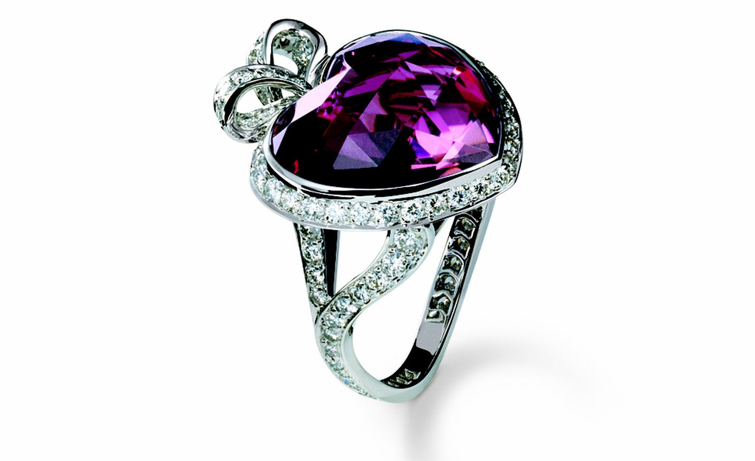 Dior Fine Jewellery Coeur Romantique pink tourmaline, diamonds and white gold POA