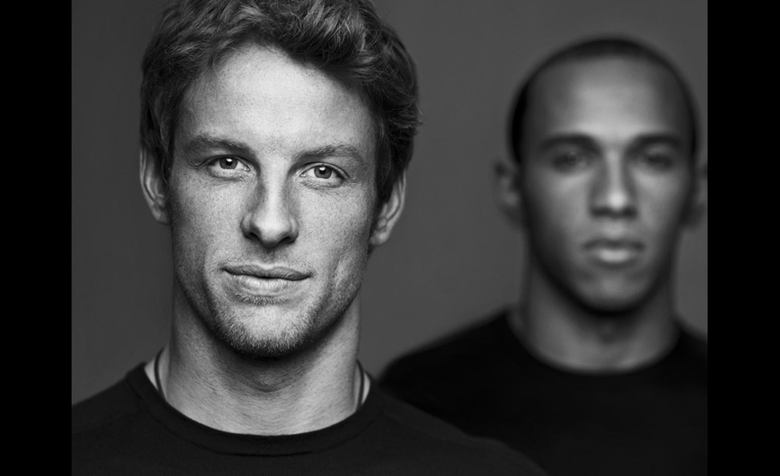Lewis Hamilton and Jenson Button for TAG Heuer