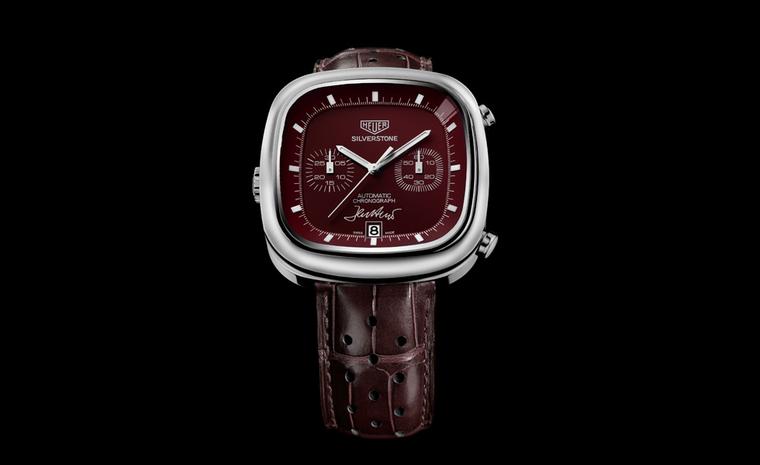 TAG Heuer Jack Heuer Silverstone Calibre 11 with a red dial made for the auction sold for £10,000
