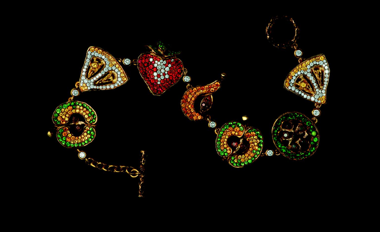 Russian Jewellery Theatre Caravaggio collection, charm bracelet
