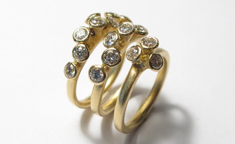 Diana Porter, diamond rings