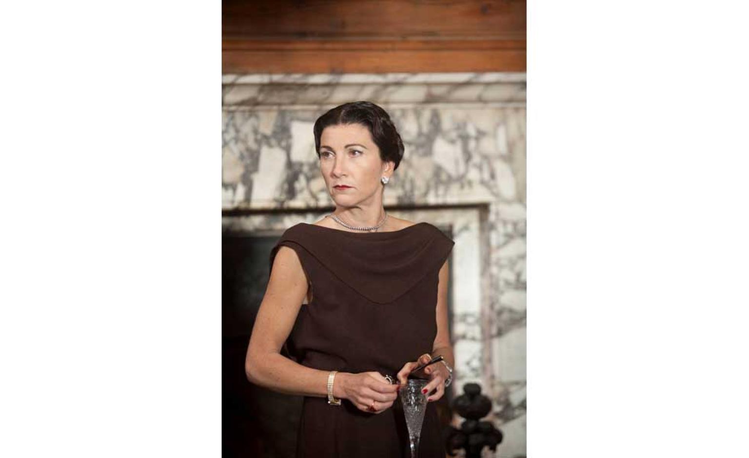 Eve Best as the Duchess of Windsor in The King's Speech film wearing Van Cleef & Arpels by Speaking Film Productions Ltd 2011