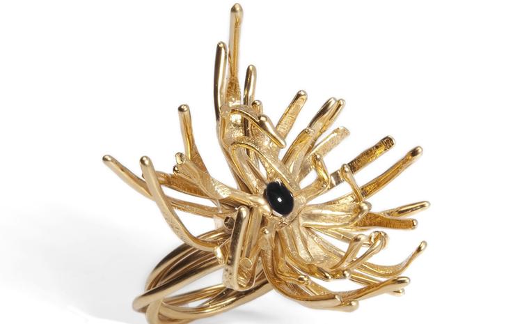 Linnie McLarty 'Bizarrely enough' gold and sapphire ring