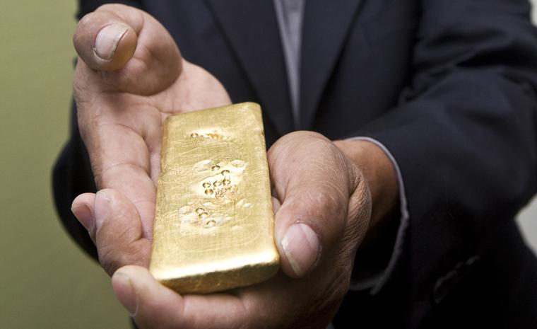 The first ingot of Fairtrade gold