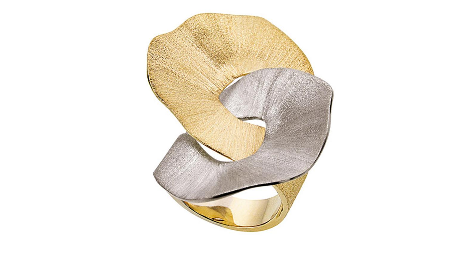 H STERN BALLET DU CORPO, Lecouna large ring, in yellow and Noble Gold. £3,200