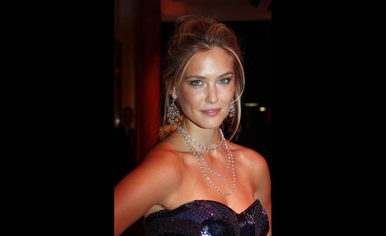 Bar Rafaeli at Chopard's Crazy Diamonds party at the Cannes Film Festival 2011 wearing Chopard jewels.