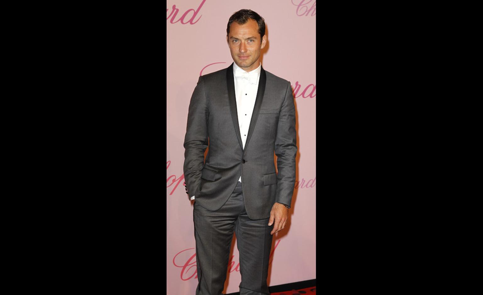 Jude Law at Chopard's Crazy Diamonds party at the Cannes Film Festival 2011 wearing a Chopard watch.