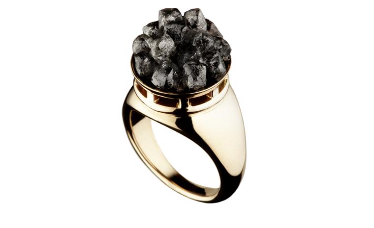 HATTIE RICKARDS, Raw Crown White ring