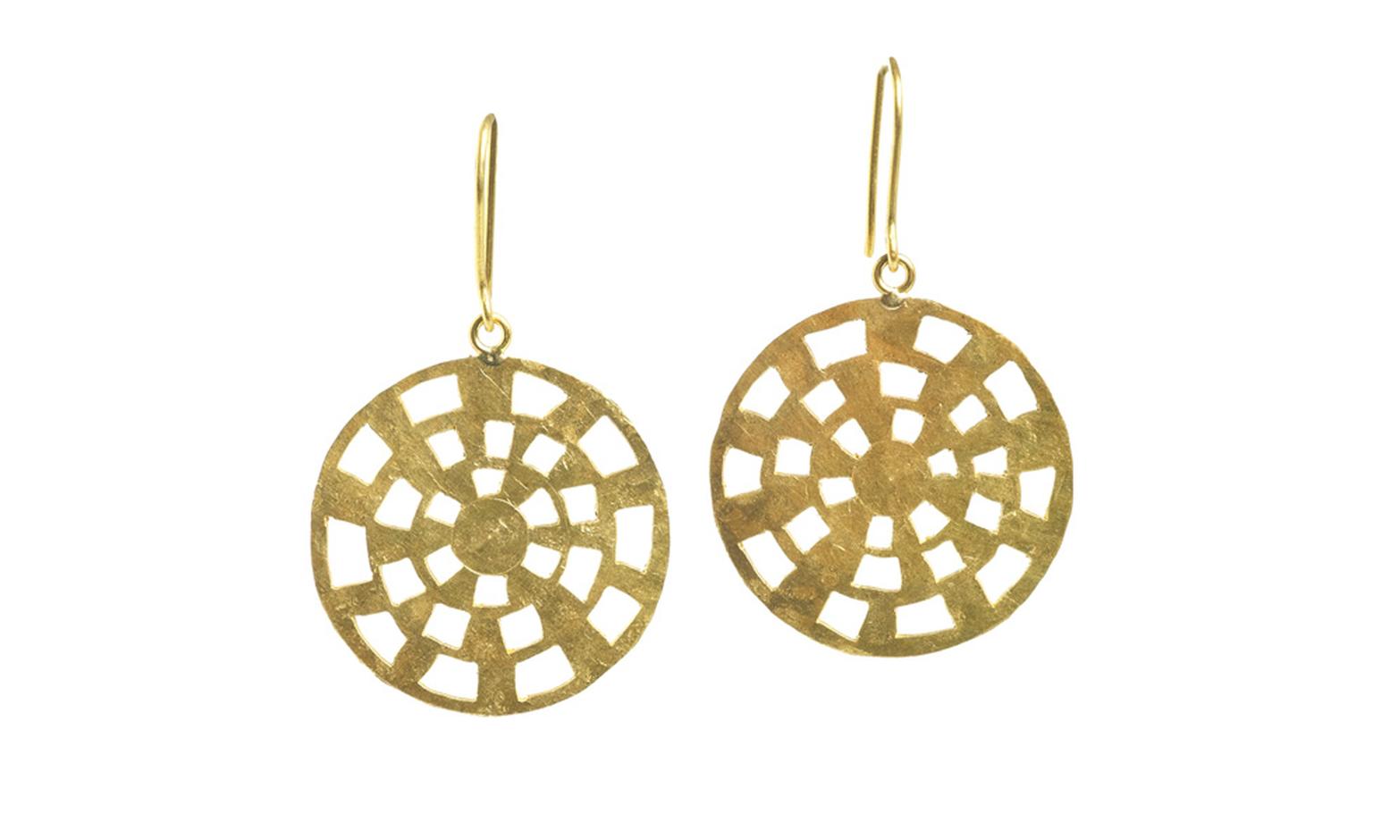 Pippa Small Fairtrade gold earrings. These disc earrings capture the boho chic feel of Pippa's jewels, and none more so than these earrings with a squeaky clean conscience.