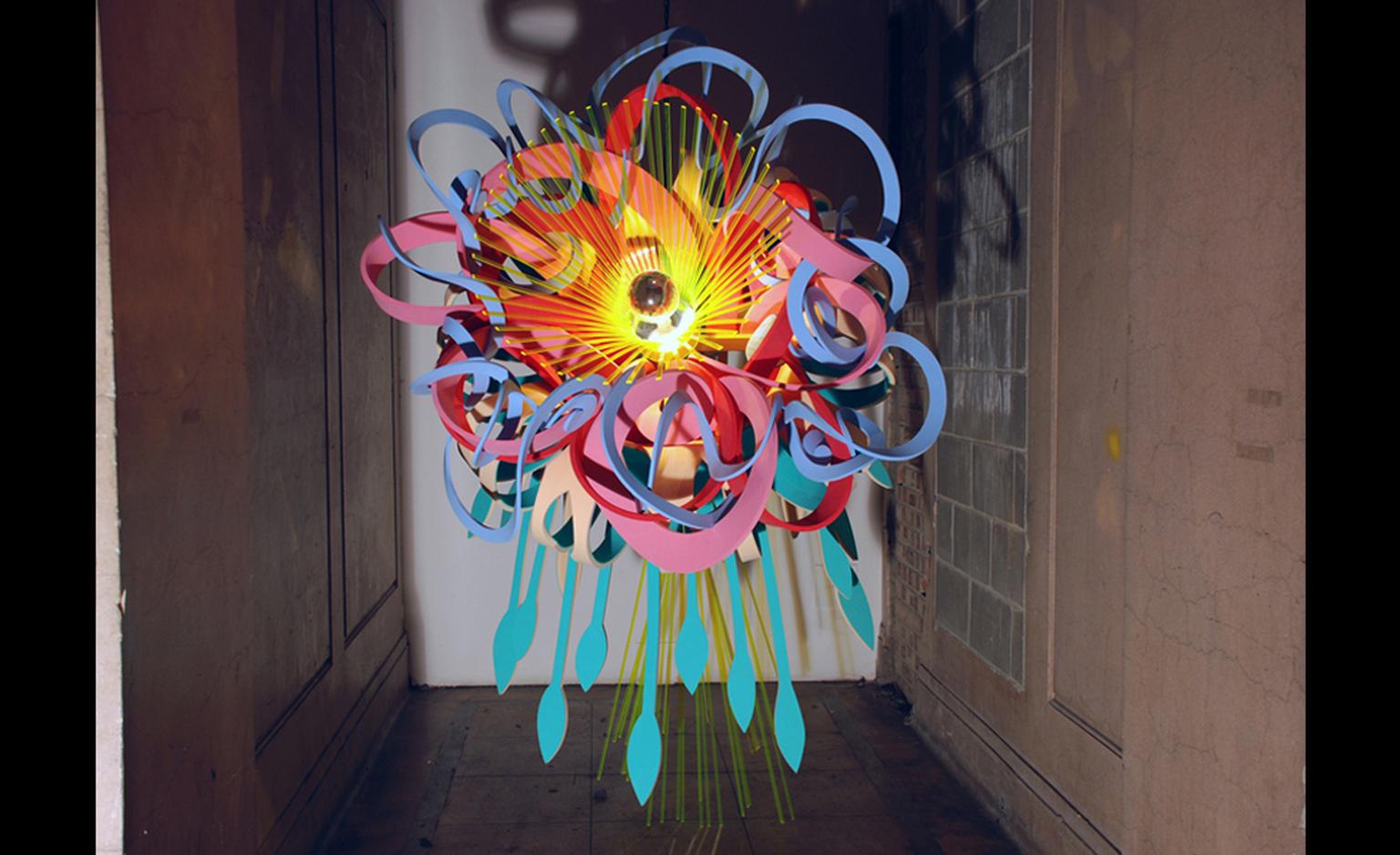 Tsai & Yoshikawa: Pop Bloom, lighting sculpture.