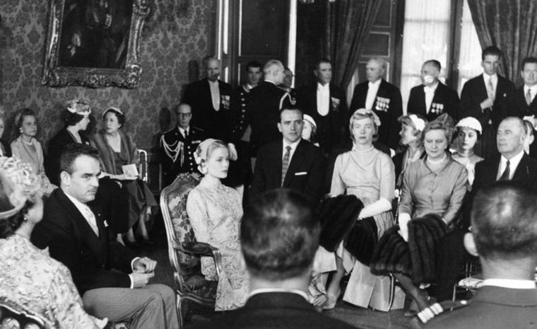 Civil wedding of Prince Rainier III and Princess Grace, Monaco 1956. Photo: Prince's Palace Monaco