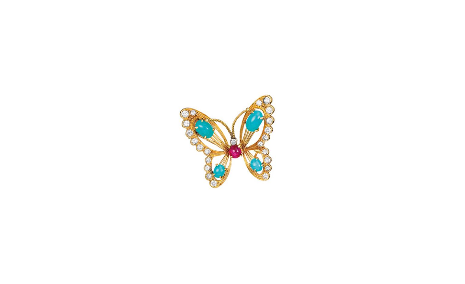 Van Cleef & Arpels butterfly clip 1961 belonging to Princess Grace.