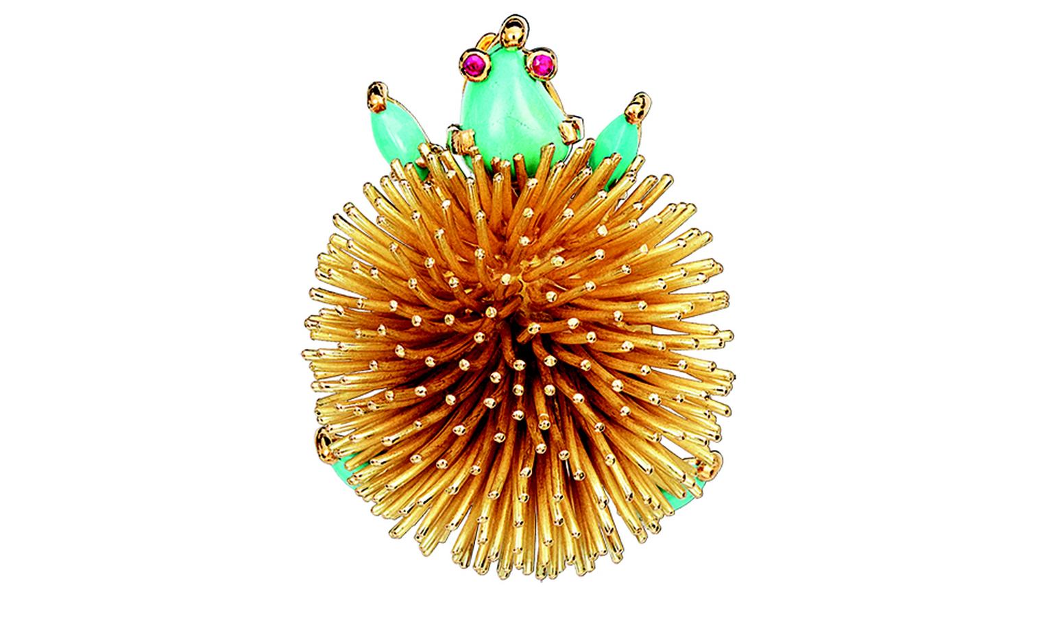 Van Cleef & Arpels hedgehog brooch 1960 belonging to Princess Grace