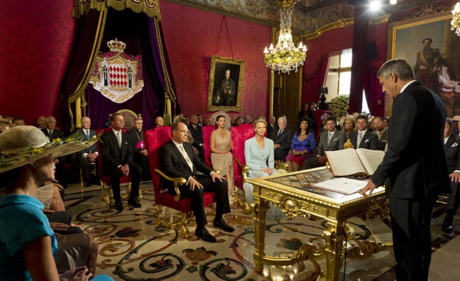 The civil wedding marriage between His Serene Highness Prince Albert II and the now Her Serene Highness Princess Charlene.Photo: Prince's Palace of Monaco