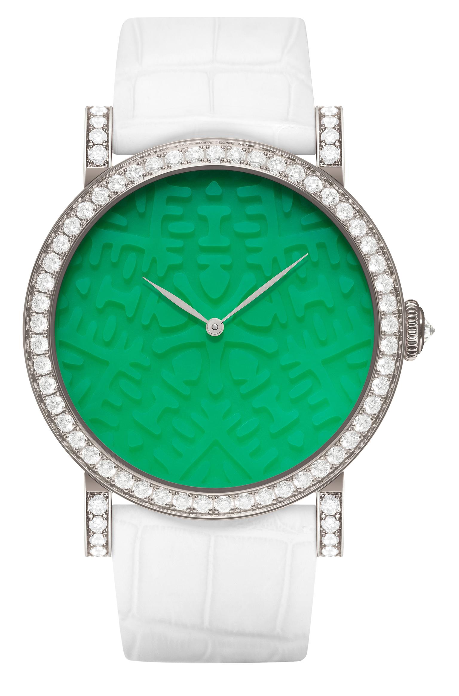 Dentelle de Monogram ladies' watch with mother-of-pearl dial