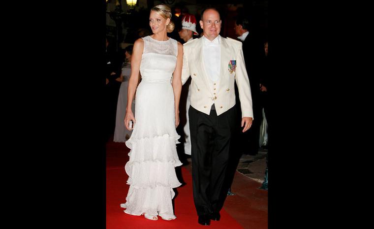 She wears it well: Charlene chooses Lorenz Bäumer tiara