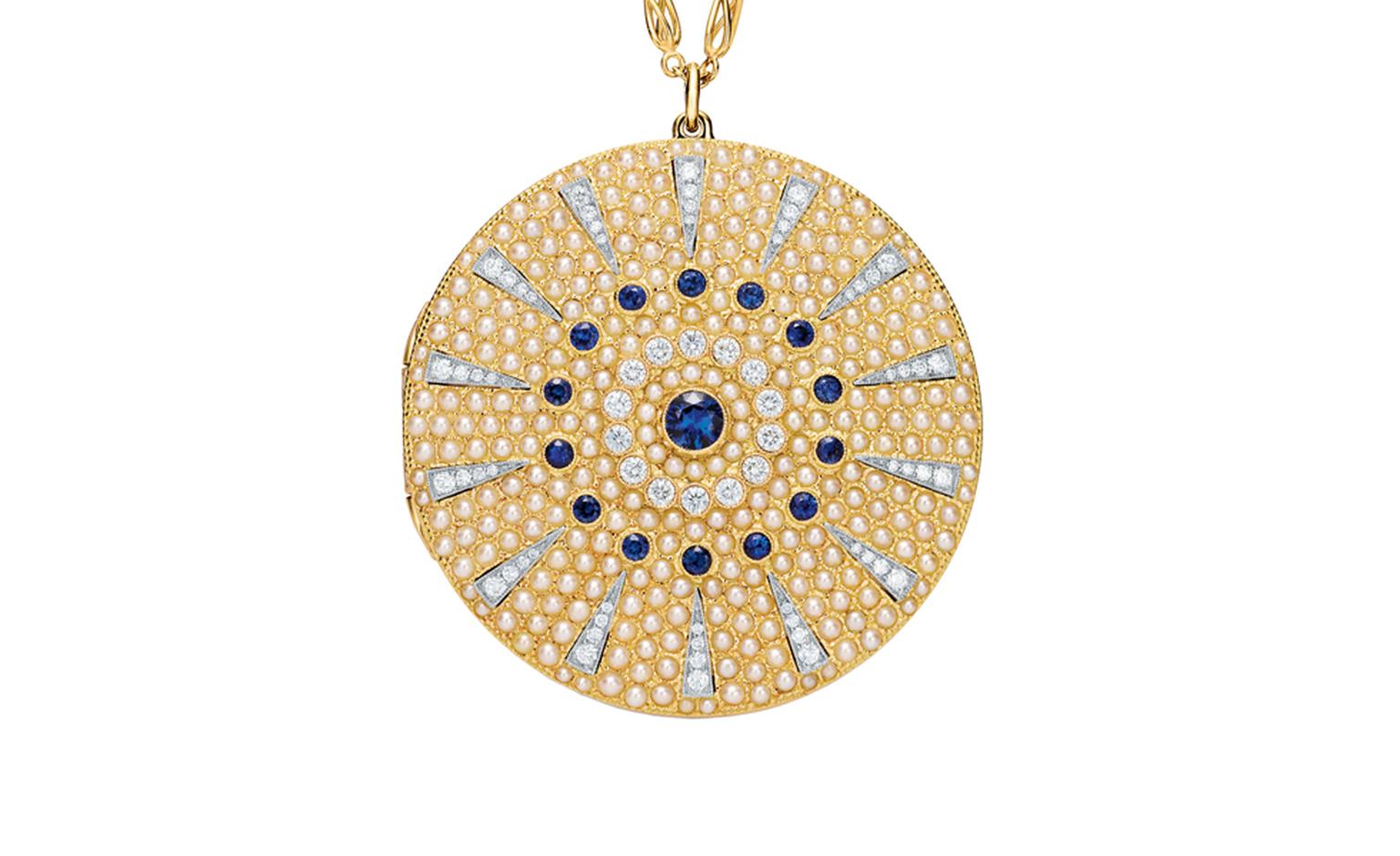 TIFFANY, diamond and sapphire locket. Price from $25,000