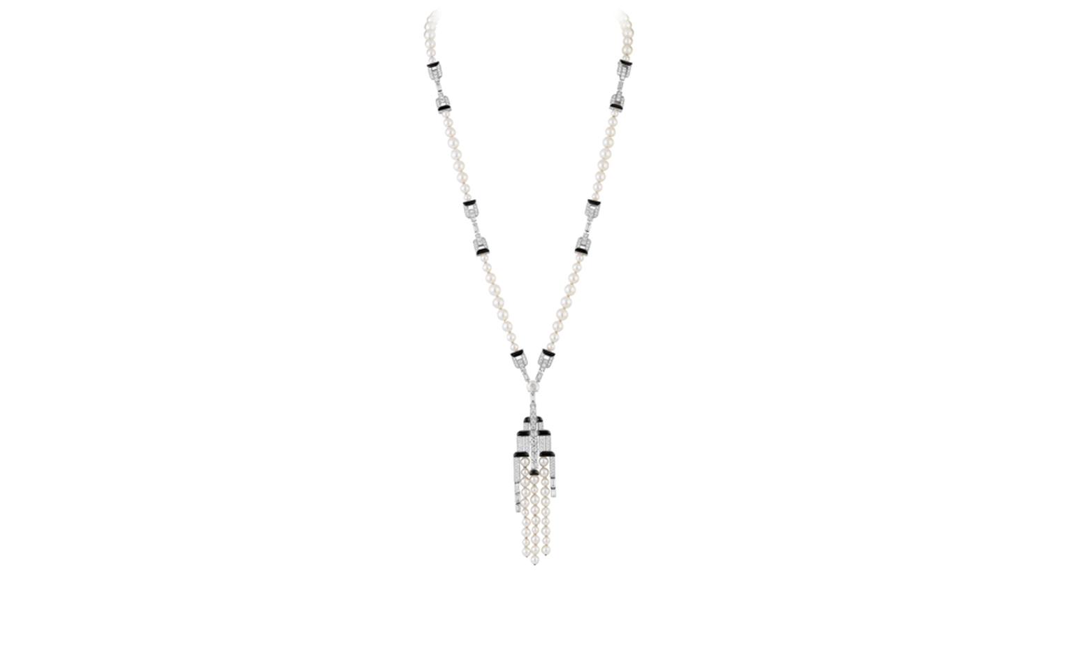 Van Cleef & Arpels, Bals de Légende, Le Bal Black and White, Heavenscraper long necklace.