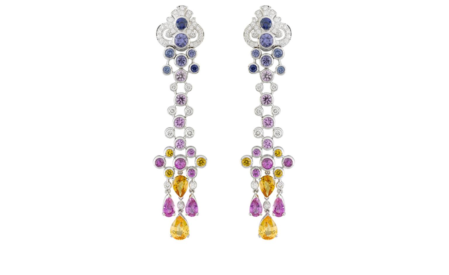 Van Cleef & Arpels, Bals de Légende, Le Bal Oriental, Faste earrings.