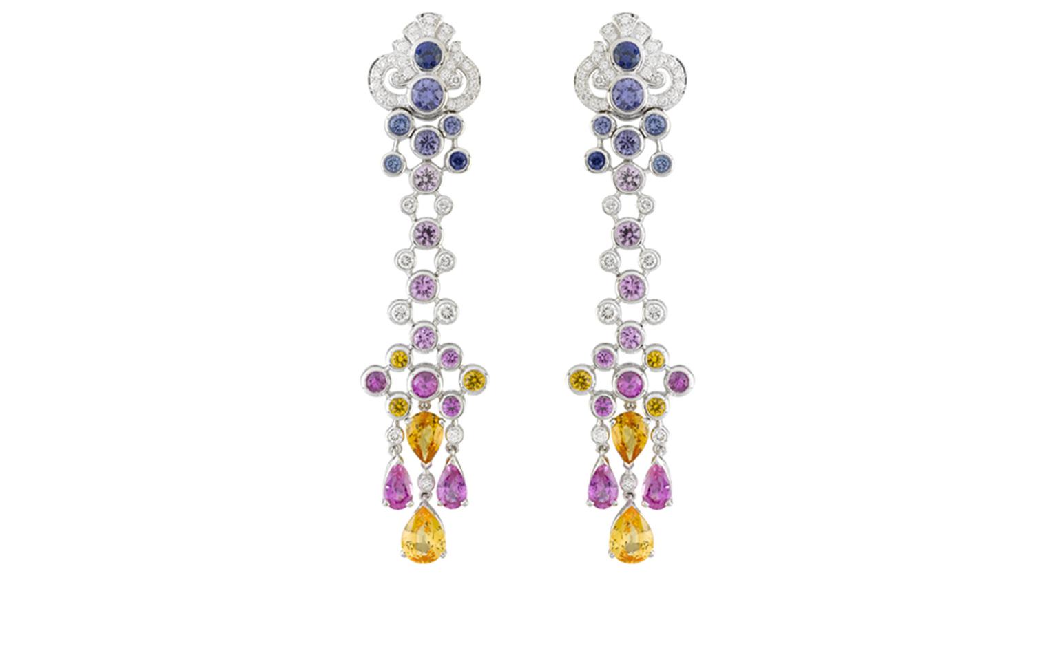 Van Cleef & Arpels, Bals de Légende, Le Bal Oriental, Faste earrings.