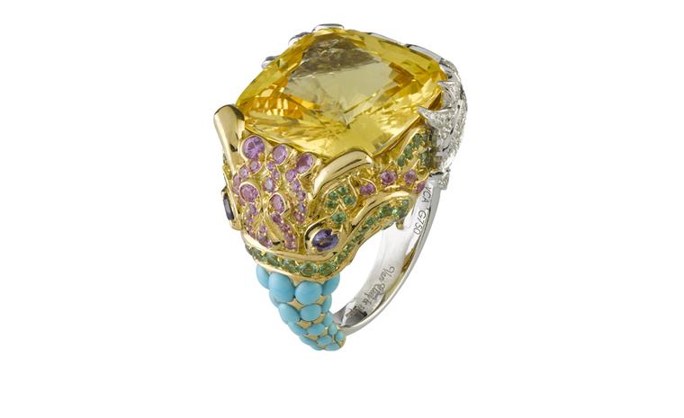 Van Cleef & Arpels, Bals de Légende, Le Bal Oriental, Makara ring.