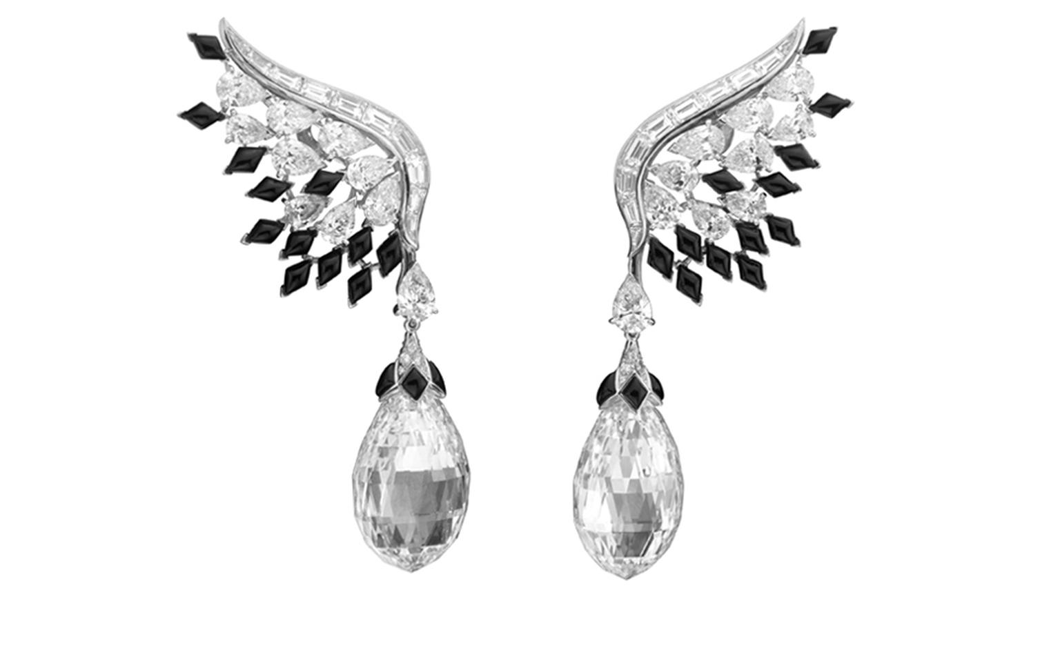 Van Cleef & Arpels, Bals de Légende, Le Bal Black and White, Black and White coloured earrings.