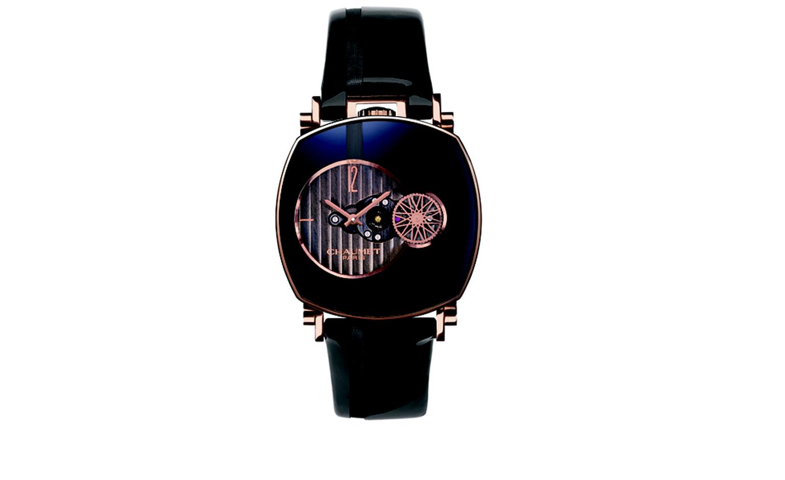 CHAUMET. Dandy Arty open face watch. POA