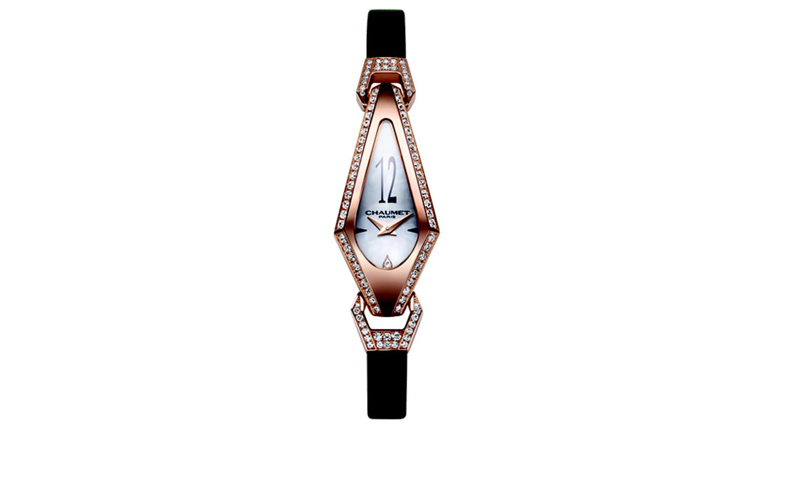 CHAUMET. Josephine watch in pink gold. POA