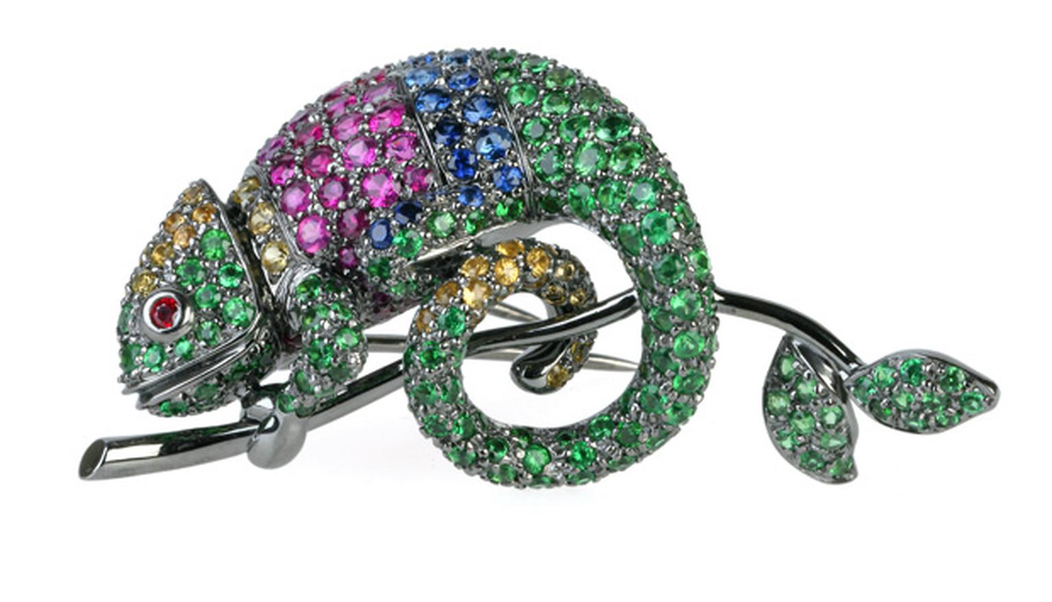 Boucheron Chameleon brooch