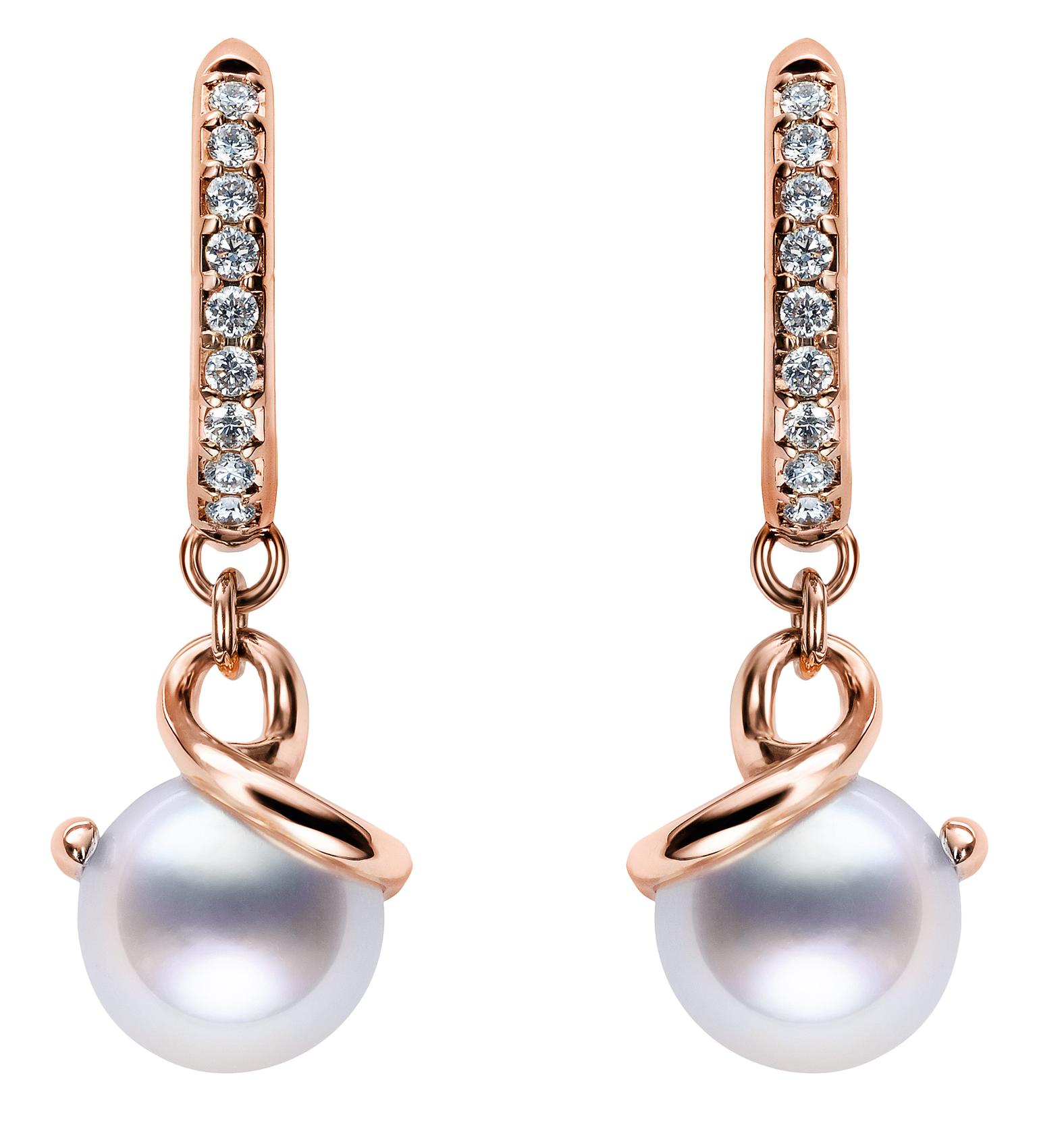 Mikimoto Twist South Sea Pearl earrings_20130509_Zoom