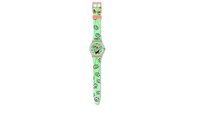 SWATCH AND KIDROBOT. Swatch, The Eyes are watching. Artist, Tara McPherson. Price from £44.50